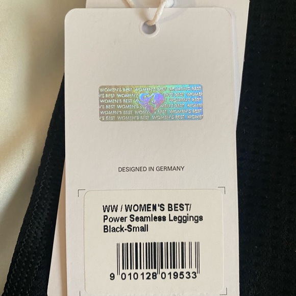 Women’s Best Power Seamless Leggings Black - small NEW - Picture 3 of 4